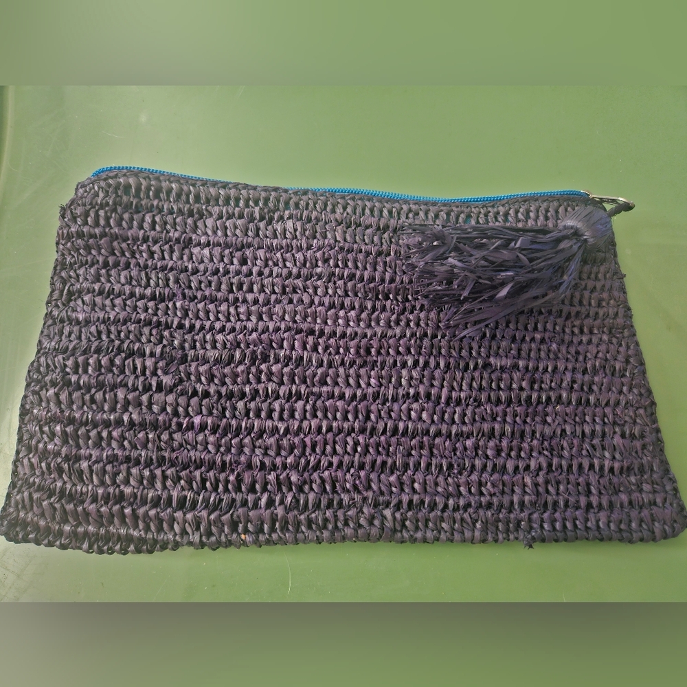MAR Y SOL RAFFIA ~ CLUTCH/COSMETIC BAG